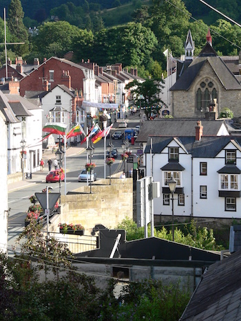 The town of Llangollen